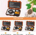 Digital Gram Scale,200g/0.01g Pocket ElectronicSmart Scale for Powder,Coins,Jewelry,Herbs,Food,6 Units,LCD Display,Tare,Auto Off,with 50g Calibration Weight. 
