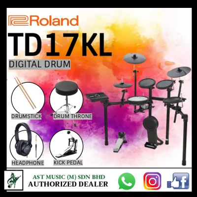 Roland TD-17K-L Digital Drum GREAT DEAL PACKAGE ( TD17KL / Td17 )