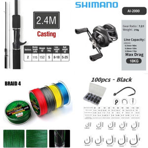 CALDARI Fishing Set Fishing Tools Full Set All Metal Fishing Reel 8kg Complete Fishing Rod Set Fishing Rod& Reel Set