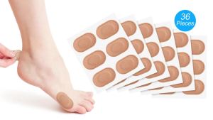 36Pcs Bunion Pain Relief Pads to Wear with Shoes Self-Adhesive Bunion Protector Pad Corn Cushions for Women Men to Reduce Friction and Pressure