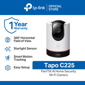TP-Link Official Store | Tapo C225 | 2K 360 Pan/Tilt Indoor WiFi IP Security Cctv Sale Camera Connect to Cellphone with Mic and Speaker