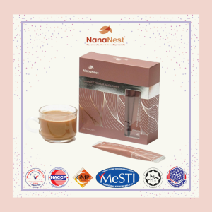 [NanaNest] Halal Bird’s Nest Essence Powder with White Coffee Improve memory and learning ability improve focus and concentration improve immune system  protect against influenza
