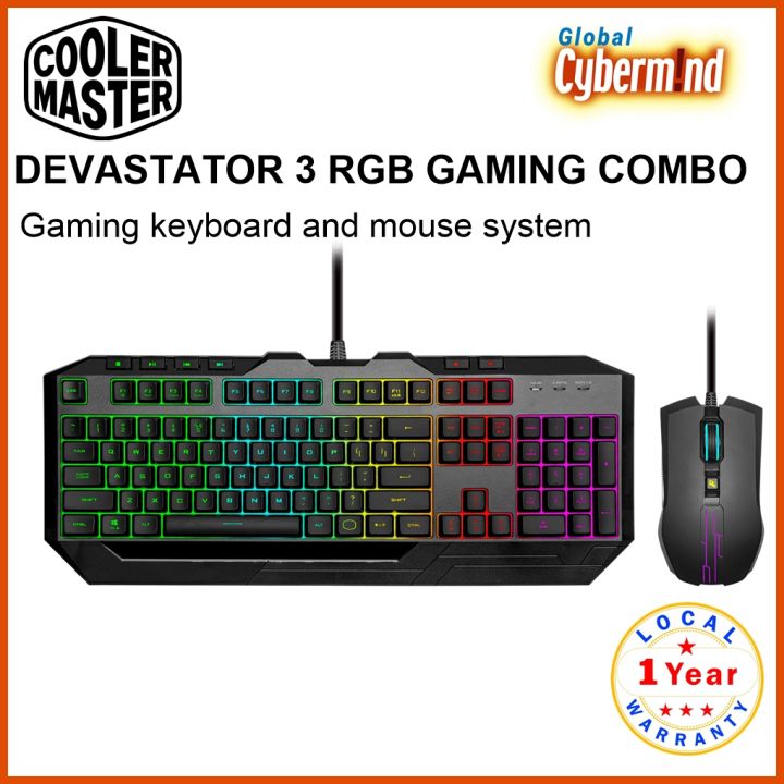 Cooler Master Devastator 3 RGB Gaming Combo Gaming Keyboard and Mouse