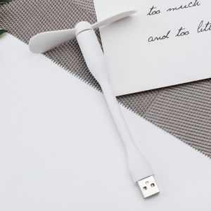 Quạt mini USB 2 cánh siêu mát phụ kiện tiện lợi cắm Laptop Sạc dự phòng mang đi mọi nơi-HAUSE