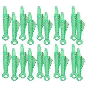 20Pcs Auto Needle Threader Fish Type DIY Sewing Tools Green Pink Punch Needle Hand Machine Sewing Thread Device Accessories