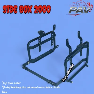 Side Box 2000 Premium Full Set Touring – Stabilizer – Untuk Givi Kappa SHAD & Box Lokal