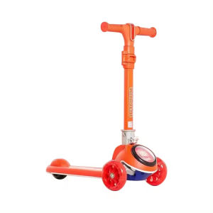 AS Portable Foldable Three PU Flashing Wheels kids Scooter Musical Childrens Kick Scooter for Kids