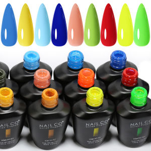 NAILCO 15ml Gel Nail Polish Verni Semi Permanant Nails Art Manicure Top Coat Gel Polish Gel Ongle Construction Nails Supply