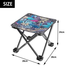 Outdoor Folding Chair Stool Seat Portable Camping Beach Fishing Chair Travel Picnic Hiking Chair Aluminium Lightweight Chair