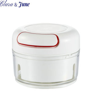 Clara.Manual Garlic Chopper Kitchen Chopper Masher Hand Food Processor Mini Garlic Press Mini Food Chopper Hand Pull Garlic Grinder Onion Ginger Masher Shredder Vegetable Cutter Slicer
