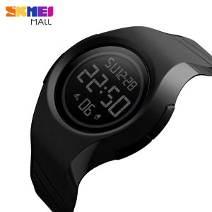 SKMEI 1269 Women Student Watch Outdoor Sport Wristwatch Alarm Split Time Stopwatch Hourly Chime 50m Waterproof EL Backlight Week Digital Calendar