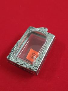 มงคล-กรอบพระแสตนเลสทรงสมเด็จ ยกซุ้ม แกะลายไทย มีหน้าตรง และหน้าโค้ง พร้อม ห่วงแสตนเลส และแผ่นโฟม No.08