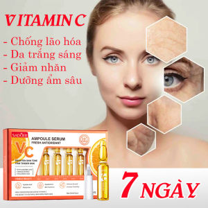 [COMBO 7 ỐNG*2ML] Tinh Chất Vitamin C Giảm Các Vết Nhăn Đốm Nâu Thâm Nám Sạm Da Da Căng Bóng Mịn Màng Trả Lại Vẻ Ngoài Tươi Sáng Rạng Rỡ  Làm Trắng Da Dưỡng Ẩm Sâu