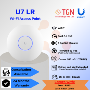 Ubiquiti UniFi Access Point U7 Long-Range *No POE Injector*