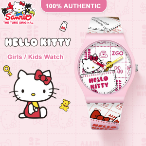 (With Box/33.5mm)100% Authentic Sanrio Hello Kitty Watch for Kids Girls Quartz Watch Waterproof Shockproof Birthday Gift 8681