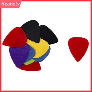 Heabety 10 Miếng Miếng Miếng gảy đàn guitar Alice dụng cụ trung gian bằng nylon màu trắng đen chống trượt cho Đàn Guitar Điện Acoustic phụ kiện đàn Ukulele