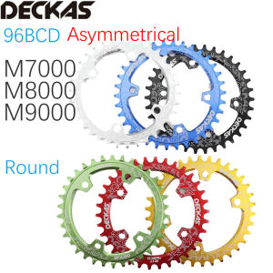 Deckas 96 BCD Không Đối Xứng Vòng Chainring Cho Shimano M7000/M8000/M9000 32/34/36/38T 32T 34T 36T 38T MTB Xe Đạp Chain Wheel Crankset Răng Tấm