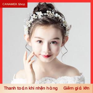 CS Cô Dâu ngọc trai tóc headdress Hoa Vòng hoa cô dâu Vòng hoa đầu Hoop headbands tóc đồ trang sức