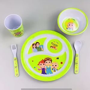 CoComelon 5pcs Baby Feeding Cutlery Set Kids Starter Meal Gift Set