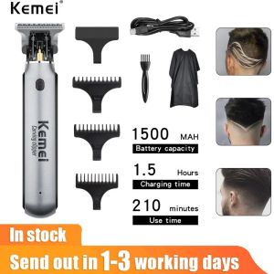 Kemei KM-1757 Electric Hair Clipper Mens T9 Hair Clipper Professional Mens Trimmer Rechargeable Oil Head Trimmer Mens Electri