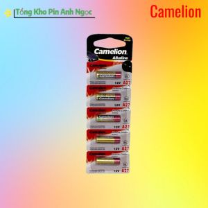 Vỉ 5 Viên Pin A27 Camelion 12V Cho Điều Khiển Remote Cửa Cuốn  Pin Chuông Cửa