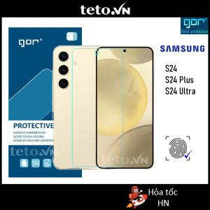 Miếng dán màn hình Gor trong suốt Samsung S25/ S25 Plus/ S25 Ultra/ S24/ S24 Plus/ S24 Ultra/ S23/ S23 Plus/   Cảm ứng nhạy Chống trầy xước - Hãng Gor (5 Miếng)