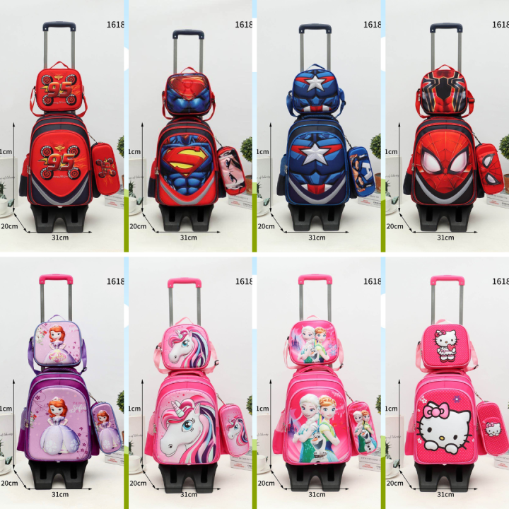 Character trolley school outlet bags