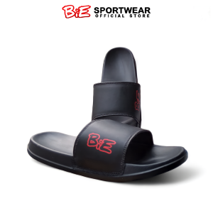 Bie - Sandal Slip On Bie Side Genzha Orange In 1st Gen Black