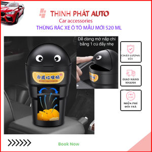 Thùng đựng rác mini đa năng trên ô tô dung tích 520MLThiết kế nhỏ gọn không mất diện tích