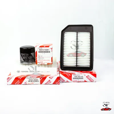 BUNDLE SALE! AIR CABIN & OIL FILTERS for TOYOTA WIGO (2017-UP) (88568-BZ060/17801-BZ140/90915-YZZE1) / cabin air fuel oil filter combo bundle motorcycle car parts stuff car accessories motor upgrades engine parts rides toyota parts