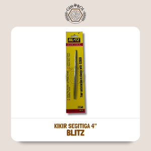 ORIGINAL Kikir Segitiga BLITZ 4” Kikir Gergaji Kikir Graji TERMURAH