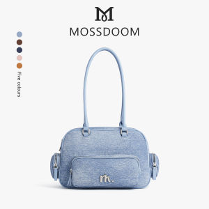 MOSSDOOM Glora Womens Suede Single Shoulder Bag with Large Capacity Versatile for Commute and Dating Lightweight for Daily Use