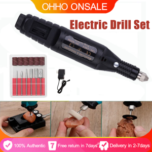 🔝Original+24hours delivery✅ Professional Mini Electric Grinding Set 12V DC Drill Grinder Grinding for Milling Polishing Drilling Cutting Engraving Kit 5-speed speed adjustment Electric Drill Set