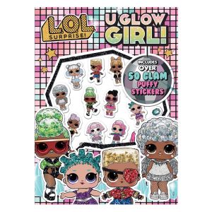 My Little Pony Colouring Book with Puffy Stickers Activity Book For Kids to Decorate & Play