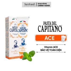 Kem Đánh Răng Trắng Răng Ngăn Ngừa Sâu Răng Capitano Italy Hữu Cơ Chống Hôi Miệng 75ml