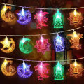 WED Lampu Hias Lebaran Idul Fitri / Lampu LED Hiasan Hari Raya / Lampu Tumblr Hias LED Bulan Bintang Ramadhan ID05. 