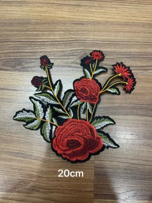 Miếng Sticker Thêu Ủi hình hoa