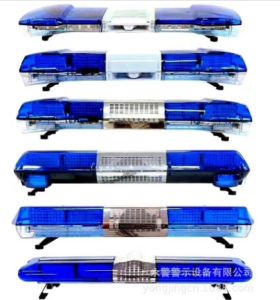 Ready✅1pc Blue Biru LED Strobe Light Bar Amber Emergency Beacon Warn Vehicle Siren Police Polis Bomba Lampu Ambulance