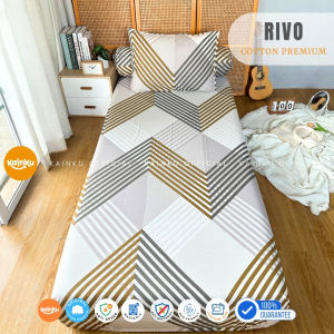 200T25 | Sprei Extra King 200x200 Tinggi 25cm Katun Adem Premium Anti geser Motif Aesthetic kainku