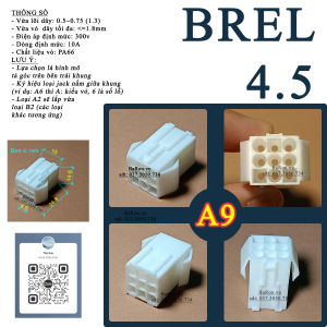 Connector housing nối nguồn điều khiển động cơ EL4.5