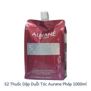 Thuốc kem dập uốn duỗi tóc phục hồi Aurane NL163 giúp tóc xoăn bồng bềnh thẳng tự nhiên mà không khô tóc túi 1000ml