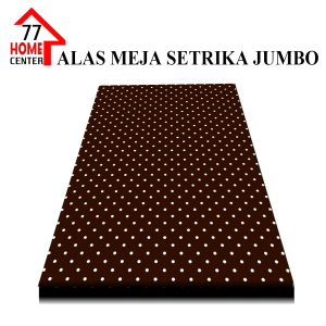 Alas setrika baju JUMBO WARNA motif polkadot tebal 3cm Busa+sarung siap pakai
