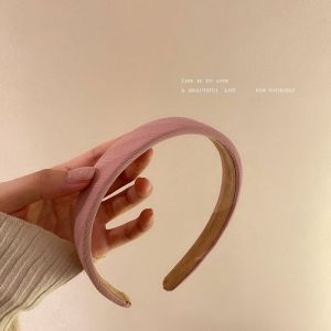 Korean Fresh Temperament Hair Band Soft Flannel Head Band Hair Accessories Simple Summer Headband Multi-color Hairpin