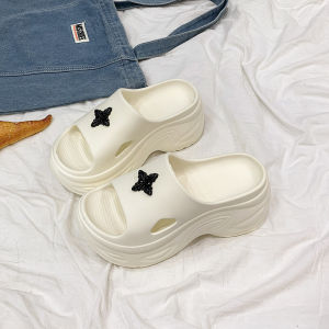 [Free Shipping] WomenS Summer Outdoor Slippers For Petite Individuals With Thick Soles For Height Increase Comfortable For The Feet Chrome Hearts Sandals Non-Slip And Wear-Resistant WomenS Slide Sandals