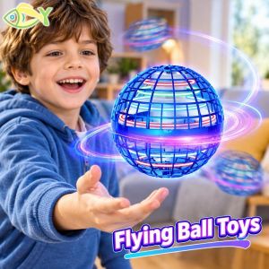 Cosmic Boomerang Flying Spinner Hover Ball Fidget Toys LED Light Aerobatic Stunt Gift For Kids Adults Indoor Outdoor Fun