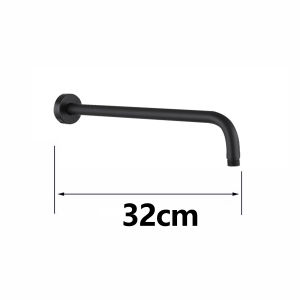 Byshow High pressure 360 degree Stainless Steel  8/12 inch Rainfall Shower HeadShower water heater big Rain Shower Set Arm Bathroom showerhead wall mount fixed shawar air pancut bilik mandi paip hujan bilik mandi 增压花洒喷头 花洒套装
