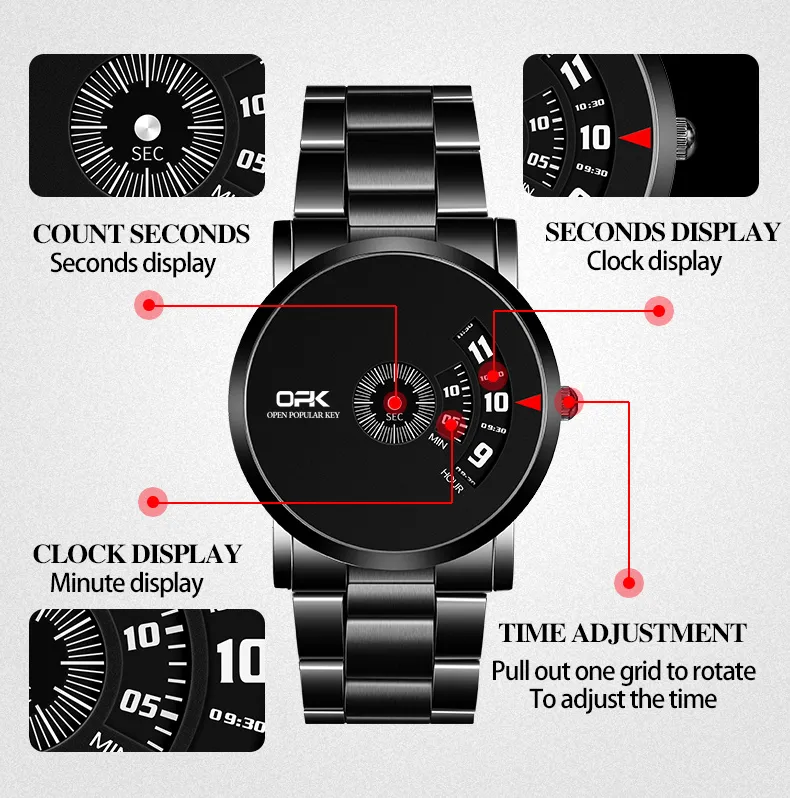 OPK Jam Tangan Pria Dewasa 2024 Anti Air ORI Terbaru Original Asli