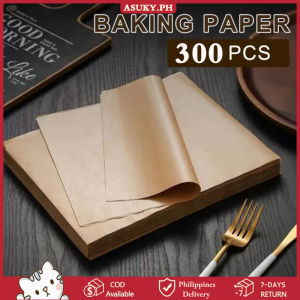 100PCS Baking Paper Parchment Non-Stick Unbleached Paper Oil Absorption Oil-Proof Bread Cake Cookie Baking Sheets Mats Kitchen Bakery Tools Accessories