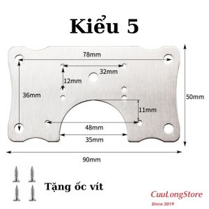 Miếng sửa bản lề cửa tủ thép inox miếng sửa tủ nhanh tiết kiệm có nhiều mẫu phù hợp nhiều bản lề