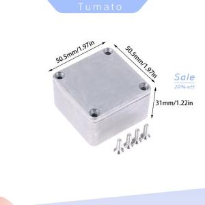 Tumato Guitar Accessories Guitar Effect Pedal Enclosure With Screws Die Cast Aluminium Box Enclosures Aluminum Stomp Box Enclosure
